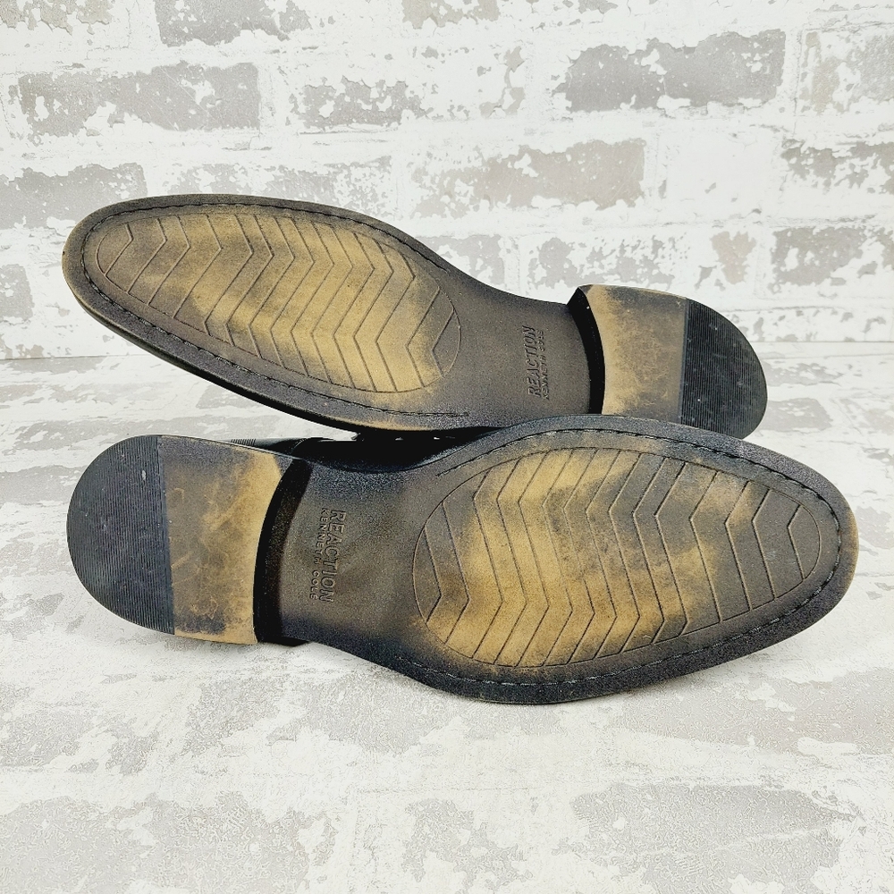 NEW Kenneth Cole Reaction Men's Black Monk-Strap Loafer Dress Shoes i253 - Picture 8 of 12